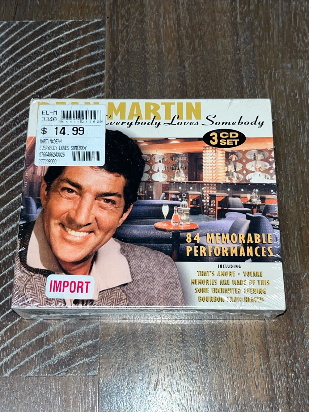 Sealed Dean Martin 3 CD Set 84 Memorable Perfomances Everybody Loves Somebody